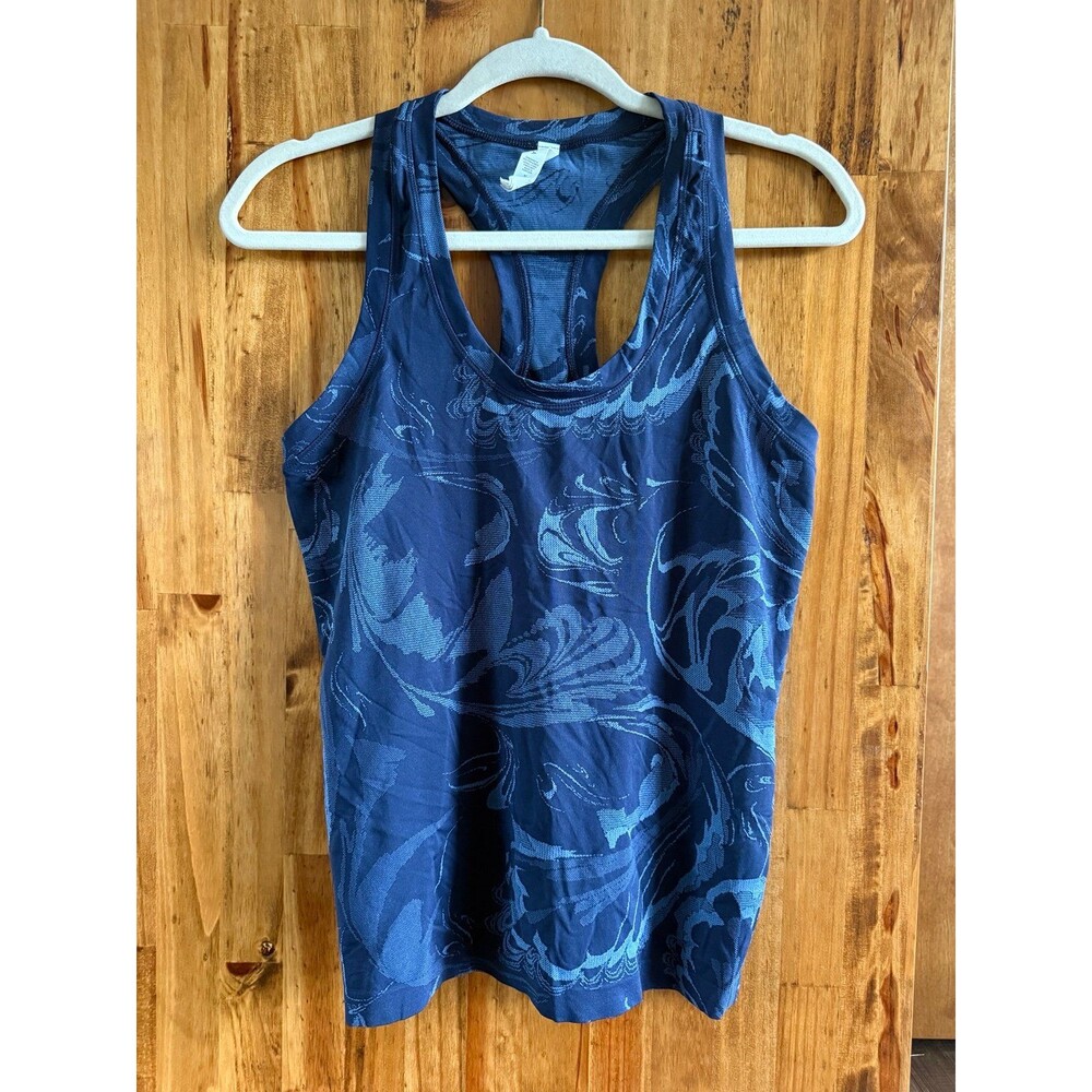 Athleta Momentum Seamless Tank Sz. Medium Blue Multi